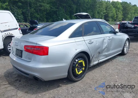 2013 Audi A6 3.0T Premium из США, поврежденный, VIN WAUHGAFC7DN139960